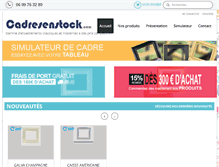 Tablet Screenshot of cadresenstock.com